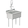 UTILITY SINK 30 X 18 W / PULL DOWN SPRAYER